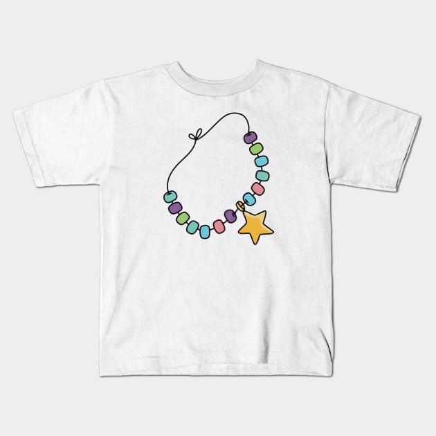 Friendship Bracelet Sticker Kids T-Shirt by murialbezanson